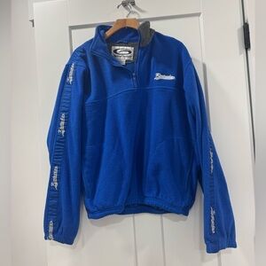 Vintage Y2K Kentucky WIldcats Gimmie the Ball 1/4 Blue Zip Up